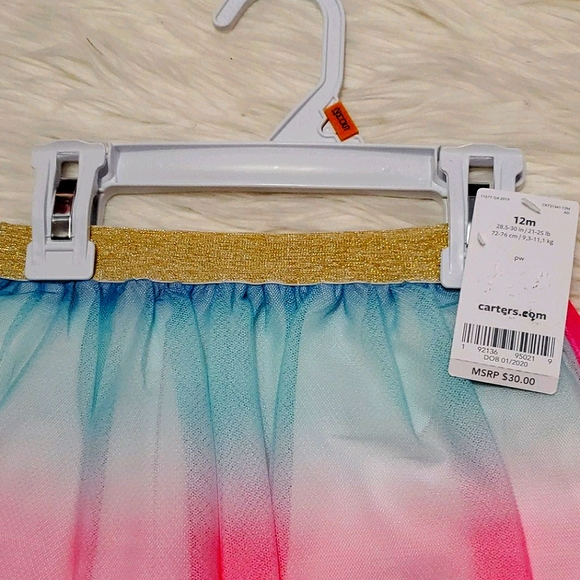 👑NWT: 👑CARTER'S BRAND BABY TUTU SKIRT - Picture 4 of 4